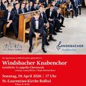 Windsbacher Knabenchor am Sonntag, 19.04.2026